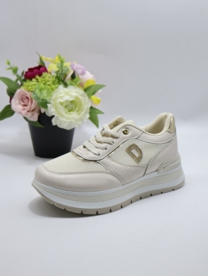 Buty sportowe damskie na płaskim (36-41) J-168 BEIGE