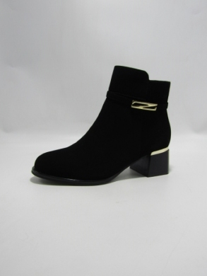 Botki damskie ocieplane na obcasie (36-41) AXHX-27 BLACK