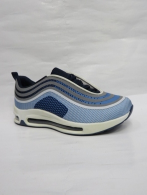 Buty sportowe damskie na płaskim (36-41) B951-2 WHITE/NAVY