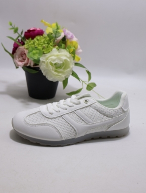 Buty sportowe damskie na płaskim (36-41) K1771 WHITE