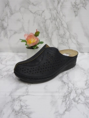 Klapki damskie na koturnie (36-41) JH1-1 BLACK