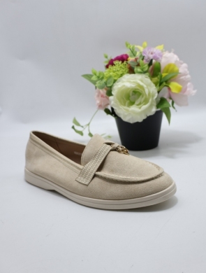 Mokasyny damskie na płaskim (36-41) 82059 BEIGE