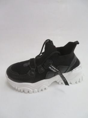 Sneakersy damskie niskie (36-41) 5129 BLACK