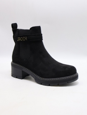 Botki damskie ocieplane na obcasie (36-41) OM5518-1