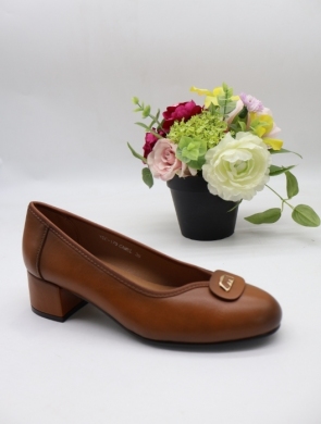 Czółenki damskie na obcasie (36-41) YCC-179 CAMEL