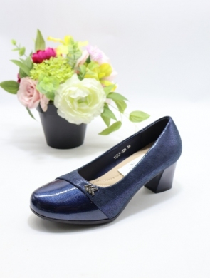 Czółenki damskie na obcasie (36-41) J-200 BLUE
