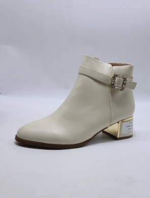 Botki damskie ocieplane na obcasie (36-41) K6502-2 BEIGE