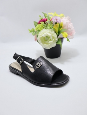 Sandały damskie na płaskim (36-41) 0634 BLACK