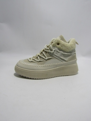 Buty sportowe damskie na płaskim (36-41) 24010 KHAKI