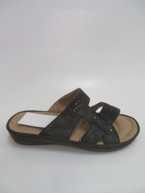 Klapki damskie na płaskim (37-42) B0290-1 BL