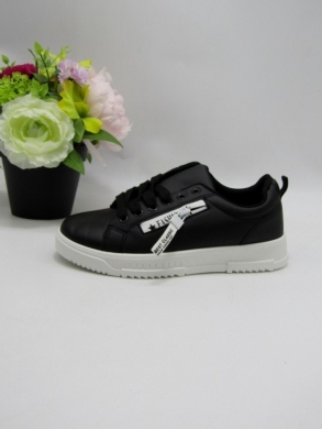 Buty sportowe damskie na płaskim (36-41) TC910 BLACK
