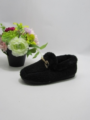 Półbuty damskie ocieplane na płaskim (36-41) GA8072-1 BLACK