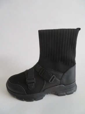 Botki damskie jesienne na płaskim (36-41) 228 BLACK