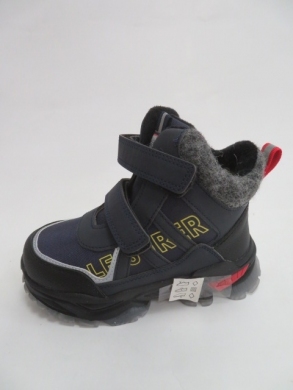Botki chłopięce ocieplane (26-31) P685 BLUE/RED