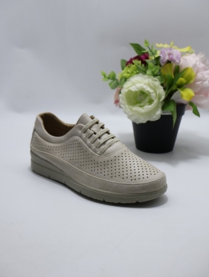 Półbuty damskie na płaskim (36-42) 8628-4 BEIGE