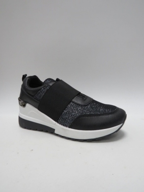 Buty sportowe damskie na płaskim (36-41) SD655 NERO