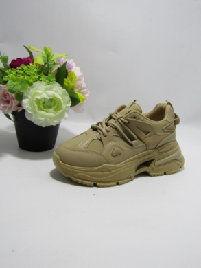 Sneakersy damskie (36-41) 8931 KHAKI
