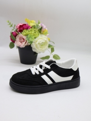Buty sportowe damskie na płaskim (36-41) BK301 BLACK