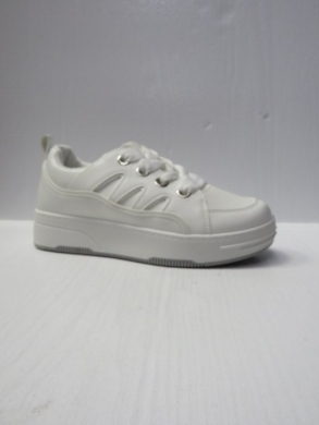 Buty sportowe damskie na płaskim (36-41) BL381 WHITE