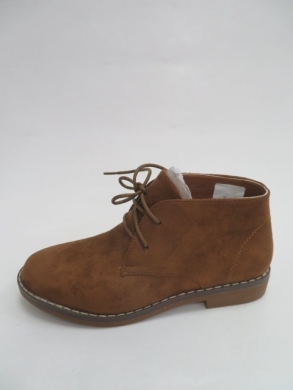 Botki damskie jesienne na płaskim (36-41) 20590 CAMEL
