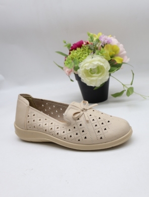 Półbuty damskie na płaskim (39-43) DX8116 BEIGE