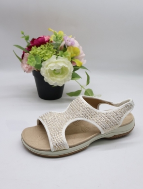 Sandały damskie na płaskim (36-41) R65 WHITE