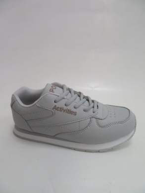 Buty sportowe damskie na płaskim (37-41) B014 LGREY