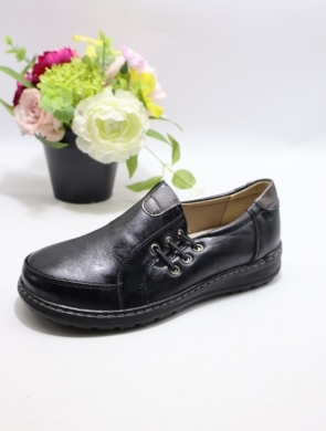 Półbuty damskie na płaskim (36-42) 22T44-1 BLACK