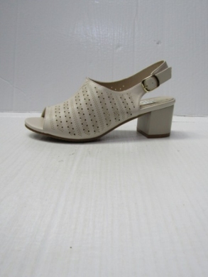 Sandały damskie na obcasie (36-41) B9337-1 BEIGE