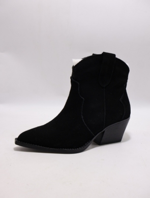 Botki damskie ocieplane na obcasie (36-41) NC1338 BLACK-SKO