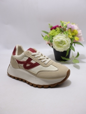 Buty sportowe damskie na płaskim (36-41) B2141 BE