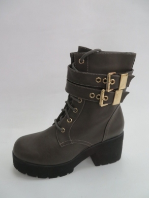 Botki damskie jesienne na obcasie (36-41) DSY-68 GREY