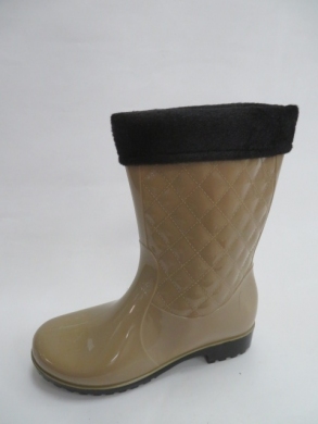 Kalosze damskie ocieplane (36-41) 829 APRICOT