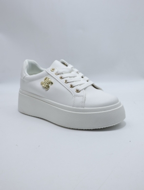 Buty sportowe damskie na płaskim (36-41) DH-31 WHITE