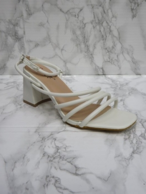 Sandały damskie na obcasie (36-41) LL286 WHITE