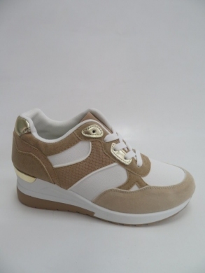 Sportowe Damskie na koturnie (36-41) LDLJ-57 WHITE