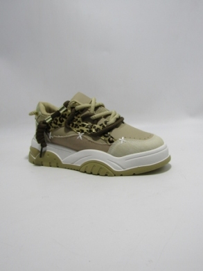 Buty sportowe damskie na płaskim (36-41) YH48 LEOPARD