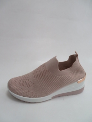 Buty sportowe damskie na koturnie (36-41) 8077-3 PINK