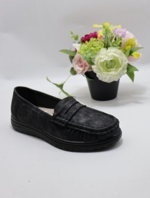 Mokasyny damskie na płaskim (37-42) XQ81-3 BLACK