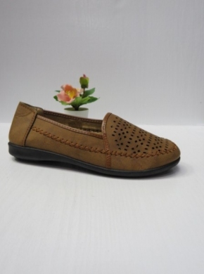Mokasyny damskie na płaskim (37-42) HC2032 BROWN