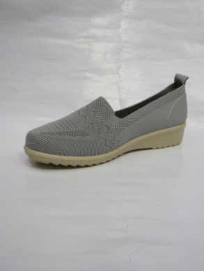 Mokasyny damskie na koturnie (39-43) DX8123 GREY