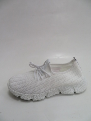 Buty sportowe damskie na płaskim (36-41) DQ207 WHITE