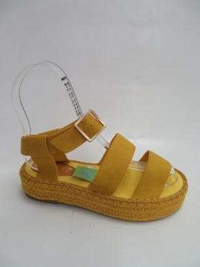 Sandały damskie na płaskim (36-41) 164 YELLOW
