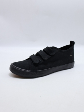 Trampki damskie na płaskim (36-41) WY19759 BLACK