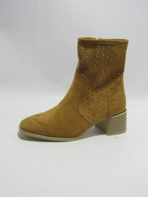 Botki damskie na obcasie (36-41) 7929 CAMEL