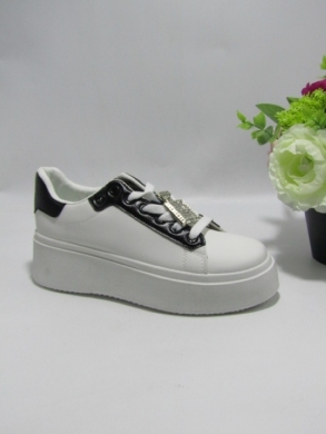 Buty sportowe damskie na płaskim (36-41) 681 BLACK