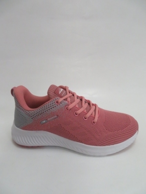 Buty sportowe damskie na płaskim (36-41) LXC 8384-S PINK/LGREY