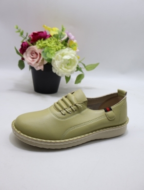Półbuty damskie na płaskim (36-42) 25107-12 GREEN