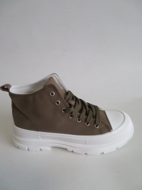 Trampki damskie na płaskim (36-41) BO-677 GREEN