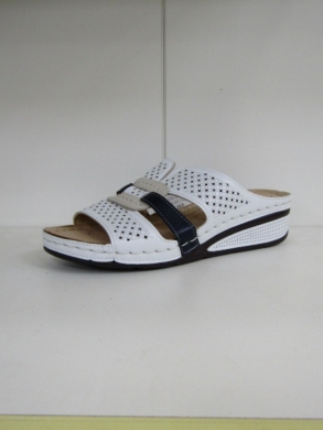 Klapki damskie na koturnie (36-41) LTH-12 WHITE
